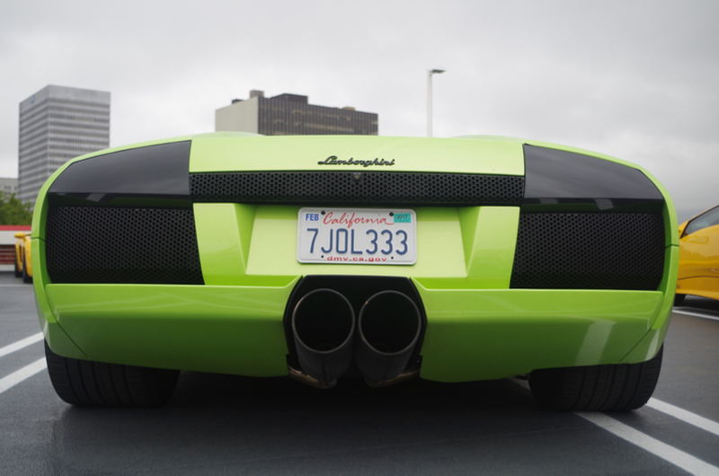 Illustration for article titled Supercars Took Over A Garage To Welcome The $1.9 Million Lamborghini Centenario
